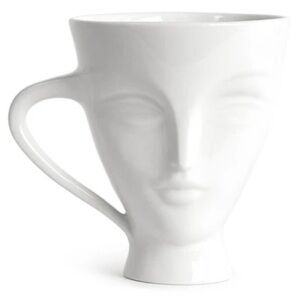 JONATHAN ADLER Giuliette Mug. White. Set of 2. Pristine.